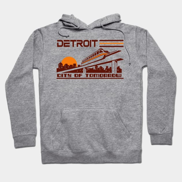 City Of Tomorrow - Detroit Hoodie by HellraiserDesigns